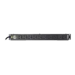 [Nexus:syscom] 1 - Multicontacto Horizontal (PDU) de 10 Contactos (NEMA 5-15R) Rack 19" 1UR. Voltaje Entrada/Salida: 120Vca/15A HTCM-1U-10C imagen 1