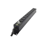 [Nexus:syscom] 2 - Multicontacto Horizontal (PDU) de 10 Contactos (NEMA 5-15R) Rack 19" 1UR. Voltaje Entrada/Salida: 120Vca/15A HTCM-1U-10C imagen 2