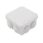 [Nexus:syscom] 1 - Caja Estanca, Derivación, Conexión de Plástico (89 X 89 X 50 mm) con 7 Glándulas de Goma. Para Instalaciones Comerciales,  Residenciales e Industriales. Cerrado a Presión. PST-0808-ER imagen 1