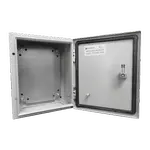 [Nexus:syscom] 4 - Gabinete de Acero IP66 Uso en Intemperie (400 x 400 x 200 mm) con Placa Trasera Interior de Metal y Compuerta Inferior Atornillable (Incluye Chapa y Llave T). PST-4040-20A imagen 4