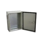 [Nexus:syscom] 1 - Gabinete de Acero IP66 Uso en Intemperie (300 x 400 x 200 mm) con Placa Trasera Interior de Metal y Compuerta Inferior Atornillable (Incluye Chapa y Llave T). PST-3040-20A imagen 1