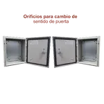 [Nexus:syscom] 6 - Gabinete de Acero IP66 Uso en Intemperie (300 x 400 x 200 mm) con Placa Trasera Interior de Metal y Compuerta Inferior Atornillable (Incluye Chapa y Llave T). PST-3040-20A imagen 6