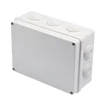 [Nexus:syscom] 2 - Caja Derivación-Conexión de Plástico (140 X 190 X 76 mm) con 10 Glándulas de Goma. Para Instalaciones Comerciales, Residenciales e Industriales. Incluye Tornillería para su Tapa. Funciona También como Registro. PST-1419-ER imagen 2