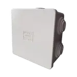 [Nexus:syscom] 1 - Caja Estanca de PVC Para Derivación y Conexión, 6 Entradas, Tapa a Presión, 80×80×40 mm (Mayor Área Interna, Uso Exterior IP44, Material que no Propaga el Fuego y Libre de Hálogenos GW-44-003 imagen 1