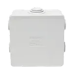 [Nexus:syscom] 2 - Caja Estanca de PVC Para Derivación y Conexión, 6 Entradas, Tapa a Presión, 80×80×40 mm (Mayor Área Interna, Uso Exterior IP44, Material que no Propaga el Fuego y Libre de Hálogenos GW-44-003 imagen 2