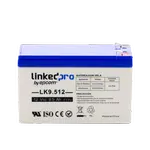 [Nexus:syscom] 4 - Batería de respaldo 12 V | 9.5 Ah | AGM | Especial para Seguridad Electrónica | UPS  | Sistemas de Emergencia | Vida útil 5 años | Terminales F1  + Adaptador F2 LK9.512 imagen 4