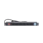 [Nexus:syscom] 2 - Tomacorriente Horizontal (PDU) de 6 contactos (NEMA 5-15R) + 2 USB para instalación en Rack de 19", 1UR, 125 Vca/ 15 A (THE0040091001001) THTCM6CUSB imagen 2
