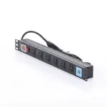 [Nexus:syscom] 3 - Tomacorriente Horizontal (PDU) de 6 contactos (NEMA 5-15R) + 2 USB para instalación en Rack de 19", 1UR, 125 Vca/ 15 A (THE0040091001001) THTCM6CUSB imagen 3