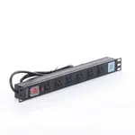 [Nexus:syscom] 4 - Tomacorriente Horizontal (PDU) de 6 contactos (NEMA 5-15R) + 2 USB para instalación en Rack de 19", 1UR, 125 Vca/ 15 A (THE0040091001001) THTCM6CUSB imagen 4