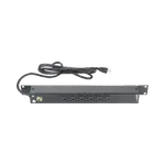 [Nexus:syscom] 2 - Multicontacto Horizontal (PDU) de 6 Contactos (NEMA 5-15R) Rack 19" 1UR. Voltaje Entrada/Salida: 120Vca/15A HTCM1U6C imagen 2