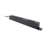 [Nexus:syscom] 2 - Multicontacto Horizontal (PDU) de 8 Contactos (NEMA 5-15R) Rack 19" 1UR. Voltaje Entrada/Salida: 120Vca/15A HTCM-1U imagen 2