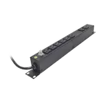 [Nexus:syscom] 3 - Multicontacto Horizontal (PDU) de 8 Contactos (NEMA 5-15R) Rack 19" 1UR. Voltaje Entrada/Salida: 120Vca/15A HTCM-1U imagen 3