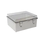 [Nexus:syscom] 1 - Gabinete Plástico ABS, Puerta Transparente, Uso en Intemperie IP66 (190 x 290 x 140 mm) cierre por Broche Inoxidable y Permite Cerrado con Candado y Llave (Perno 5mm) No Incluido PST-1929-14ET imagen 1