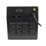 [Nexus:syscom] 3 - UPS 1000VA/600 W Línea Interactiva 120Vca / 8 tomas 5-15R (6 Respaldadas) / Regulación de Voltaje / Protección RJ45 LP1000L imagen 3