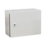 [Nexus:syscom] 1 - Gabinete de Acero IP66 Uso en Intemperie (400 x 300 x 300 mm) con Placa Trasera Interior Metálica y Compuerta Inferior Atornillable (Incluye Chapa y Llave T). Ideal para Centros de Carga y Tableros de Control. PST-4030-30A imagen 1
