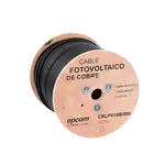 [Nexus:syscom] 3 - Carrete de 500 Metros / Cable Fotovoltaico Negro / 6mm² (10AWG) / Material COBRE /  2000 Vcc CBL-PV-10B/500 imagen 3