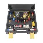 [Nexus:syscom] 2 - Manómetro de 4 vías con Accesorios para Gas refrigerante  R410A/ R32/ R134A/R22 PSTH08002 imagen 2