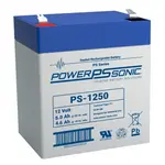 [Nexus:syscom] 1 - Batería 12V, 5.0AH, Para Respaldo, Tecnologías AGM/VRLA, 5 Años Vida Útil, Terminales F1, Reconocida UL PS-1250-F1 imagen 1