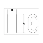 [Nexus:syscom] 2 - Conector Mecánico tipo YGHC-C, compresión en forma C para  calibre mínimo 1 tre- 2/0 tre y conductor máximo 6 sol - 2 tre. HUB-YGH-C26-C2 imagen 2