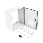 [Nexus:syscom] 4 - Gabinete de Poliéster IP65 Uso en Intemperie (250 x 300 x 140 mm) con Placa Trasera Interior de Plástico (Incluye Chapa y Llave). PST-2530-14P imagen 4