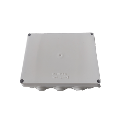 [Nexus:syscom] 1 - Caja de Derivación-Conexión para Exterior IP65 con 10 Entradas / 200 x 155 x 80 mm / Sellado Seguro con Empaque + 4 Tornillos / Resiste Agua, Polvo y Sol Directo LP-WBX-200 imagen 1