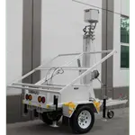 [Nexus:syscom] 1 - Traila / Remolque con Mástil Retráctil de 7.5 m. para Videovigilancia o Iluminación, con capacidad para Instalar Módulos Solares y Baterías (No incluidos) PST-VTS-2P imagen 1