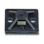 [Nexus:syscom] 1 - Montaje-Sujetador Adhesivo STRONGHOLD de 4 Vías de 1" x 1" x 1/4", Color Negro,  Nylon 6.6 Retardante de Llamas V-2, Paquete de 100pz SMP16A-C0 imagen 1
