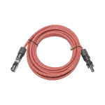[Nexus:syscom] 2 - Cable Fotovoltaico, 2.5 m, Rojo, Calibre 10 AWG con Terminal MC4-M en Ambos Extremos CBLMC42P5MREDV2 imagen 2