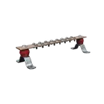 [Nexus:syscom] 1 - Barra de Unión de Cobre de 16 Contactos 2" x 15-1/4" x 1/4" (50.8 x 387.35 x 6.35 mm) TG-BPS-240 imagen 1