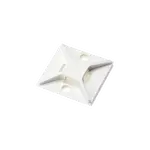 [Nexus:syscom] 1 - Montaje-Sujetador Para Cable de 4 Vías, con Adhesivo, 25.4 x 25.4mm (1in x 1in), Color Blanco, Uso en Interior, 1 pieza ABM2S-A-C imagen 1