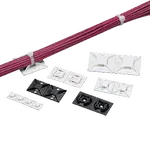 [Nexus:syscom] 2 - Montaje-Sujetador Para Cable de 4 Vías, con Adhesivo, 25.4 x 25.4mm (1in x 1in), Color Blanco, Uso en Interior, 1 pieza ABM2S-A-C imagen 2