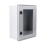 [Nexus:syscom] 2 - Gabinete de Poliéster IP65 Puerta Transparente, Uso en Intemperie (400 x 500 x 200 mm) con Placa Trasera Interior de Plástico (Incluye Chapa y Llave). PST-4050-20PT imagen 2