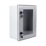 [Nexus:syscom] 3 - Gabinete de Poliéster IP65 Puerta Transparente, Uso en Intemperie (400 x 500 x 200 mm) con Placa Trasera Interior de Plástico (Incluye Chapa y Llave). PST-4050-20PT imagen 3