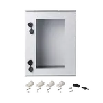 [Nexus:syscom] 6 - Gabinete de Poliéster IP65 Puerta Transparente, Uso en Intemperie (400 x 500 x 200 mm) con Placa Trasera Interior de Plástico (Incluye Chapa y Llave). PST-4050-20PT imagen 6