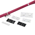 [Nexus:syscom] 2 - Montaje-Sujetador Para Cable de 4 vías, con Adhesivo Acrilico, 25.4 x 25.4mm (1in x 1in), Color Negro, Uso en Exterior, 1 pieza ABM2S-AT-C0 imagen 2