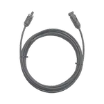 [Nexus:syscom] 1 - Cable Fotovoltaico / 1 metro / Color Negro / Calibre 10 AWG / Terminal MC4-Macho y Hembra en  ambos extremos CFMC41MBLK imagen 1