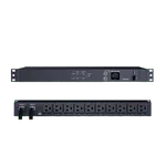[Nexus:syscom] 2 - PDU ATS (Fuente Redundante Auto-transferible) Medible, Para Distribución de Energía, 2 Entradas 120 Vca NEMA5-15P, Con 10 Salidas NEMA 5-15R, Horizontal 19in, 1UR PDU24001 imagen 2