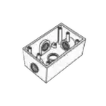 [Nexus:syscom] 1 - Caja Condulet FS de 1" (25.4 mm) con cuatro bocas a prueba de intemperie. RR-2747 imagen 1