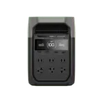 [Nexus:syscom] 3 - Estación de Energía Portátil Delta 3 1024Wh Litio LFP / 6 AC 1800 W (Max. 2600W con X-Boost) / 4 USB-C 100W / Capacidad para Aumentar Respaldo / Cargador de Coche 10A a 12.6V / Conectividad WiFi y Bluetooth (App) / Carga Solar 500W Max. EFD3 imagen 3