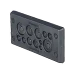 [Nexus:syscom] 3 - Pasacables Rectangular de Membrana, IP66, 3.39" x 1.42", 12 orificios, para Cables no Terminados. Color Negro CESUM3-D12 imagen 3