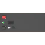 [Nexus:syscom] 4 - Batería de litio LiFeO4 12.8Vcc, 200Ah, 2.56Kwh, Pantalla LCD para Monitoreo Local, Carcasa Metálica LFP200EP128V2 imagen 4