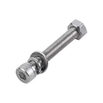 [Nexus:syscom] 1 - 1 Tornillo Allen Milimétrico de Acero Inoxidable  M8-1.25 x 16 / Con 1 Tuerca, 1 Arandela de Presión y 1 Plana / Para Montajes de Módulos Foto Voltaicos. 950-5080-164 imagen 1