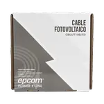 [Nexus:syscom] 1 - Cable Fotovoltaico Negro / Cobre Estañado / 6 mm² (10 AWG) / 2000V / Rollo de 50 m / / UL 4703 y TUV CBL-UT-10B/50 imagen 1