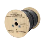 [Nexus:syscom] 1 - Cable Fotovoltaico Negro / Cobre Estañado / 6 mm² (10 AWG) / 2000V / Rollo de 500 m / / UL 4703 y TUV CBL-UT-10B/500 imagen 1