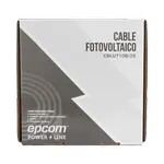 [Nexus:syscom] 1 - Cable Fotovoltaico Negro / Cobre Estañado / 6 mm² (10 AWG) / 2000V / Rollo de 25 m / / UL 4703 y TUV CBL-UT-10B/25 imagen 1