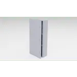 [Nexus:syscom] 1 - Gabinete para instalación de 3 Baterías , Fabricado en Lámina Galvanizada, Accesorios para poste (No incluidos) GBP03 imagen 1