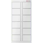 [Nexus:syscom] 1 - Locker Inteligente de Expansión con 12 Espacios / Requiere Locker Maestro / Comunica al Maestro por RS485 DS-KLB2-12 imagen 1