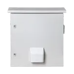[Nexus:syscom] 1 - Gabinete Ventilado de Acero IP55 Uso en Exterior (593 x 609 x 399 mm) con Placa Trasera Interior Metálica y Compuerta Inferior Atornillable. Incluye Ventilador, Ventilas, filtros, Montaje Rack 19", Terminal de Tierra Física, Chapas y Ll PST-5060-19RAV imagen 1
