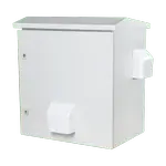 [Nexus:syscom] 3 - Gabinete Ventilado de Acero IP55 Uso en Exterior (593 x 609 x 399 mm) con Placa Trasera Interior Metálica y Compuerta Inferior Atornillable. Incluye Ventilador, Ventilas, filtros, Montaje Rack 19", Terminal de Tierra Física, Chapas y Ll PST-5060-19RAV imagen 3