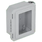 [Nexus:syscom] 1 - Caja Impermeable De Fibra De Vidrio, 8.77" (22.27cm) Alto x 6.77" (17.19cm) Ancho x 4.06" (10.31cm), Con Ventanilla, Listado UL/cUL, Hecho En EE.UU, Serie EnviroArmour® EF080604-W imagen 1
